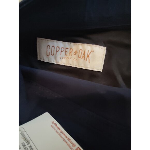Copper & Oak Momentum Navy Blue Nylon Blend Chino Style Flex Pants 32x31.5 NWT - Picture 4 of 11